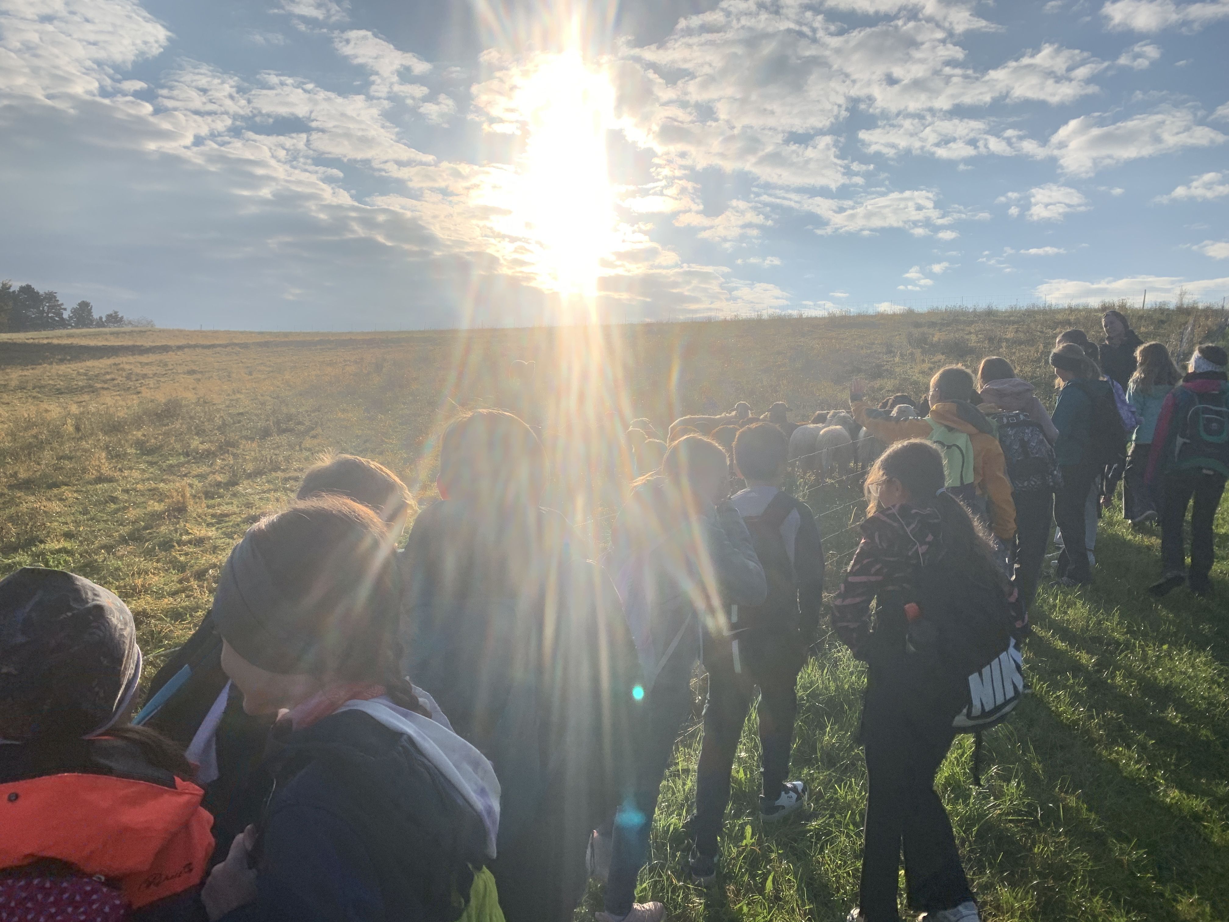 Bei bestem Wetter unterwegs!